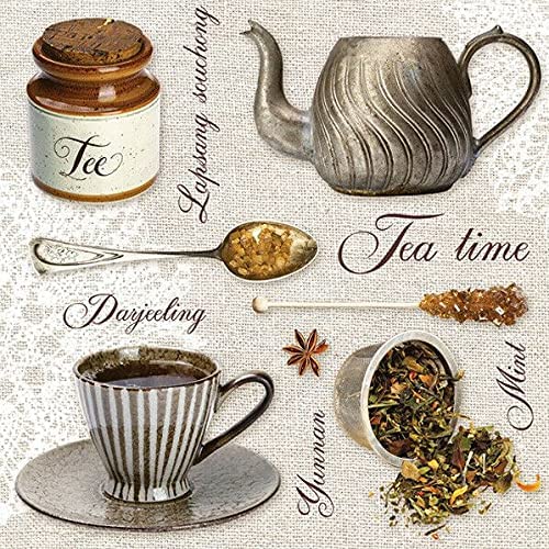 Unique Napkins Tea Decorative Paper Decoupage Napkin #6045